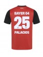 Moške Nogometnih dresov Bayer Leverkusen Exequiel Palacios #25 Domači 2024-25 Kratki rokavi